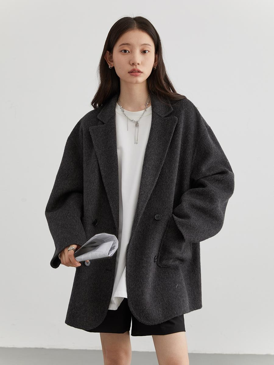 Women's Wool Double-sided Woolen Coat