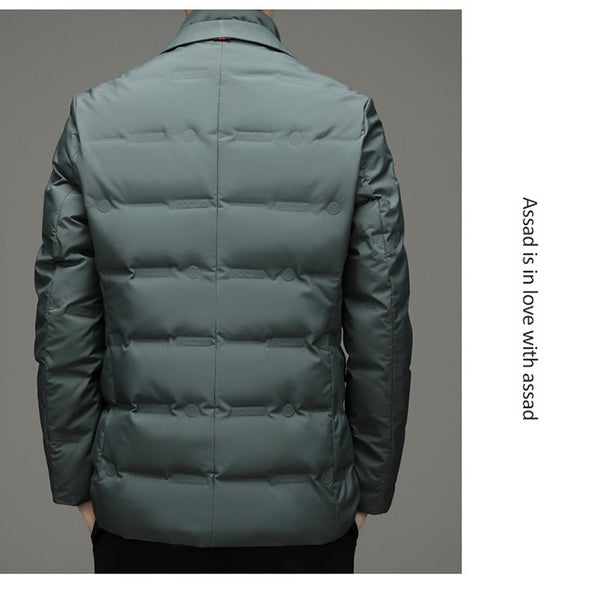 Men's Casual Windbreaker Down Jacket Warm Autumn - Winter Jacket