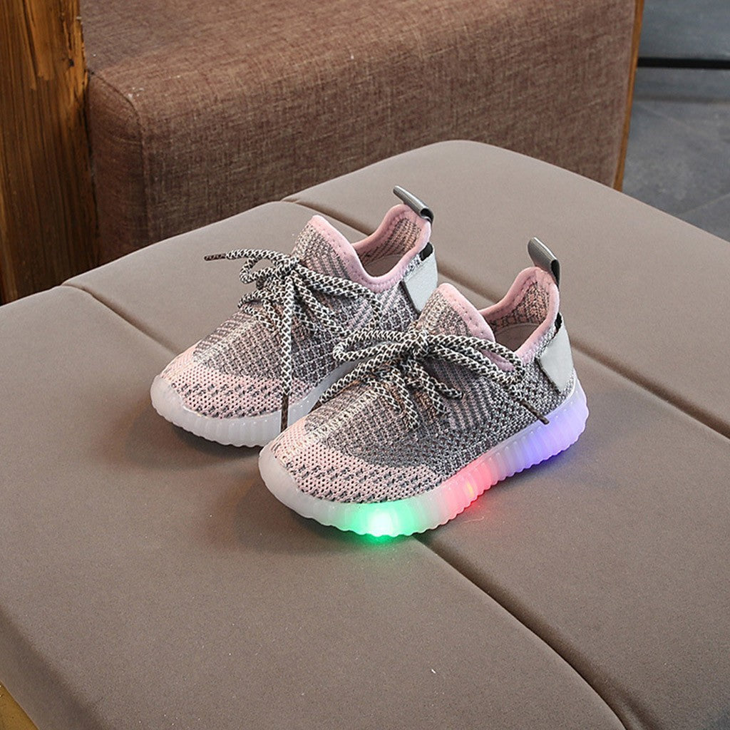 Luminous children's casual shoes