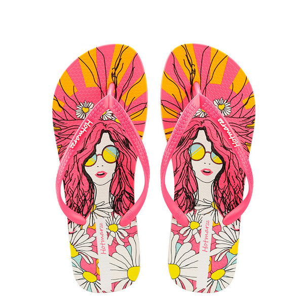 Women's Flip Flops Go Shopping Non-slip