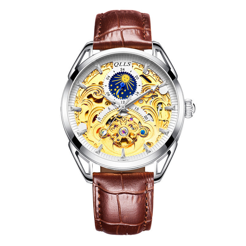 Mechanical watch fully automatic dial