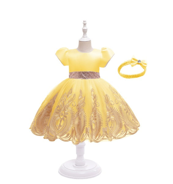 Girls Dress European And American Princess Dress Mesh Tutu Skirt