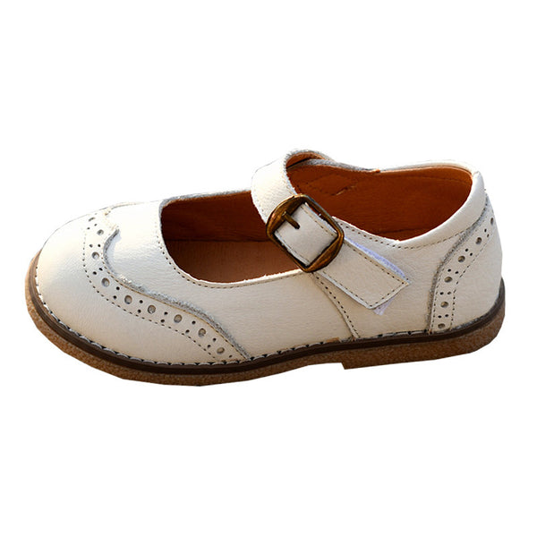 Girls' Casual Leather Baby Children's Shoes