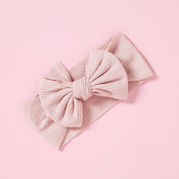 Children's Elastic Nylon Wide Bow Baby Hair Band