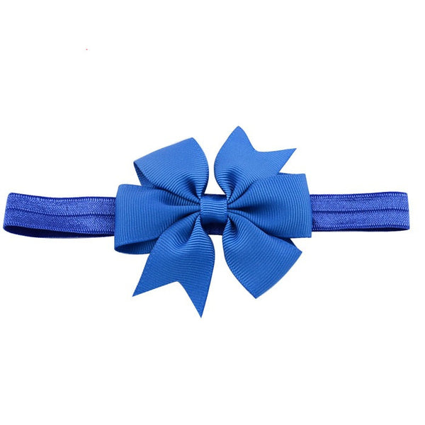 Children's Hair Band Ribbon Fishtail Bow Hair Band Baby Headband European And American Children's Ornaments 567