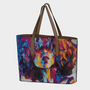 Faces of Grace Vegan Leather Tote Bag