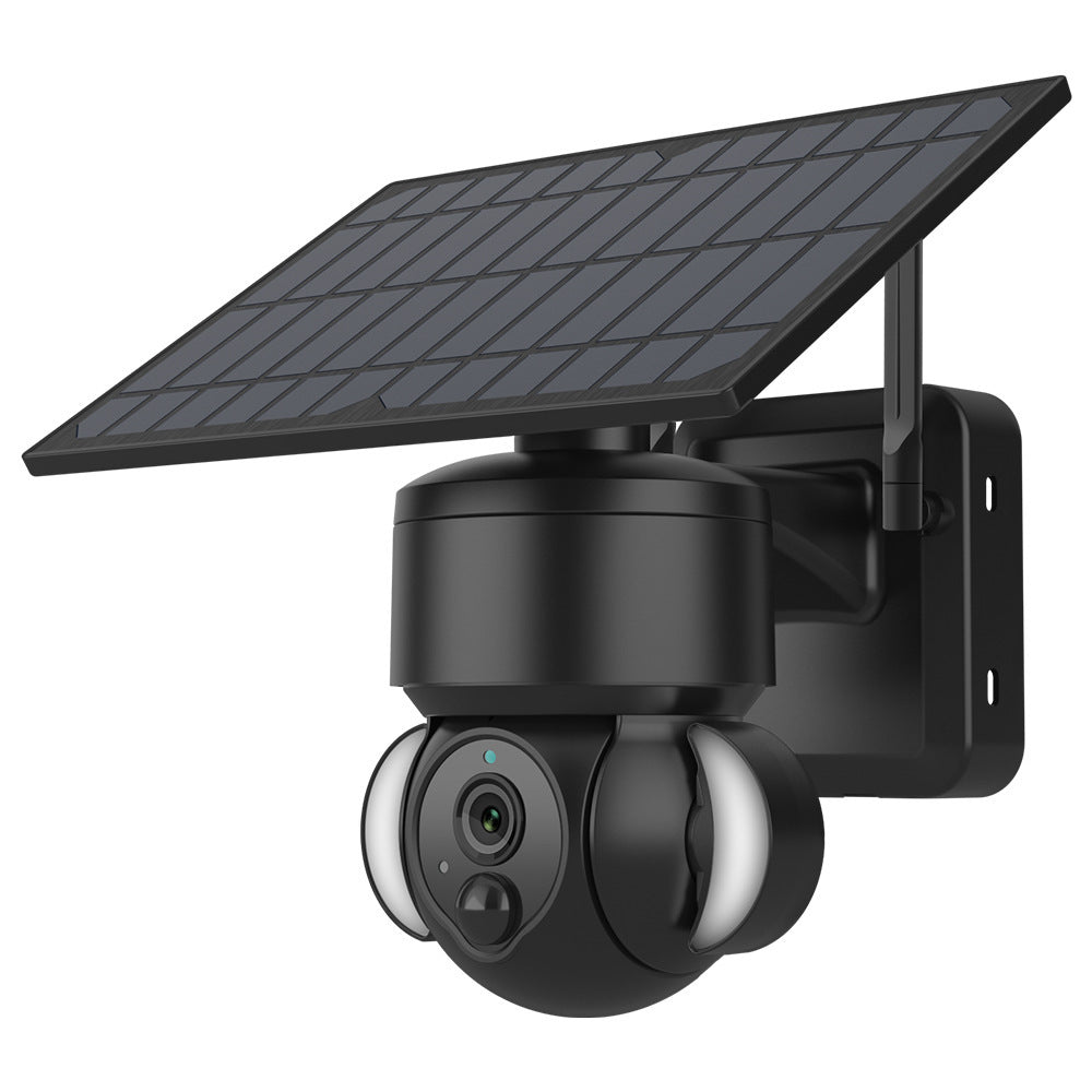 Solar-Powered PTZ IP Camera | Outdoor Wireless Security Camera with Solar Panel & Night Vision