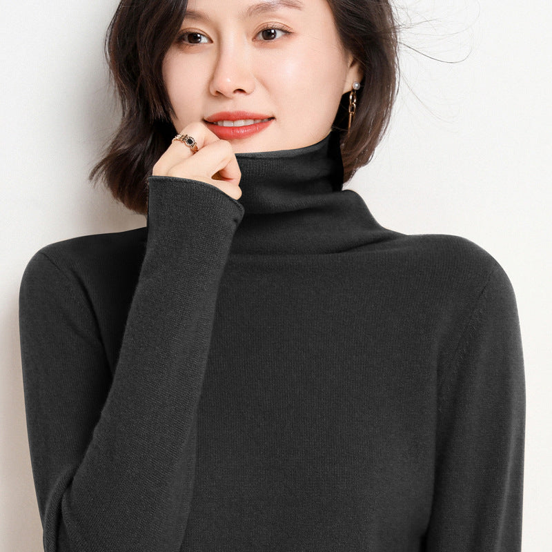 Turtleneck cashmere sweater 100 pure cashmere