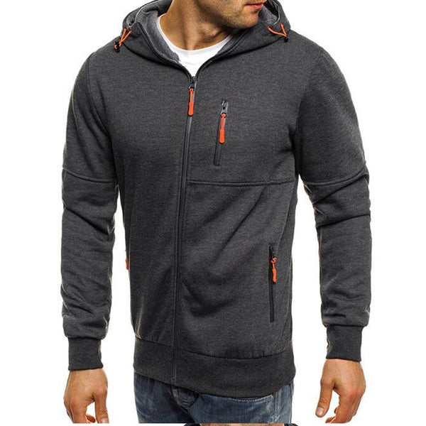 Men Hoodie Cotton Jacket