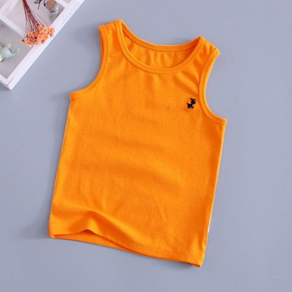 Children's Summer Cotton Vest Baby Boys And Girls