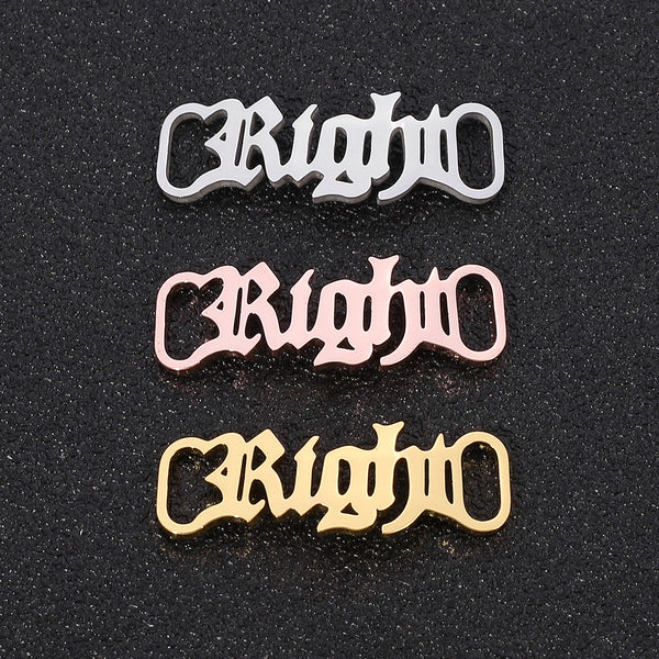 Personalized Name Shoe Nameplate in Gold, Silver & Rose Gold | Custom Name Shoe Buckle | Shoe Lace Charm | Shoe Name Plate | Shoe Name Tag