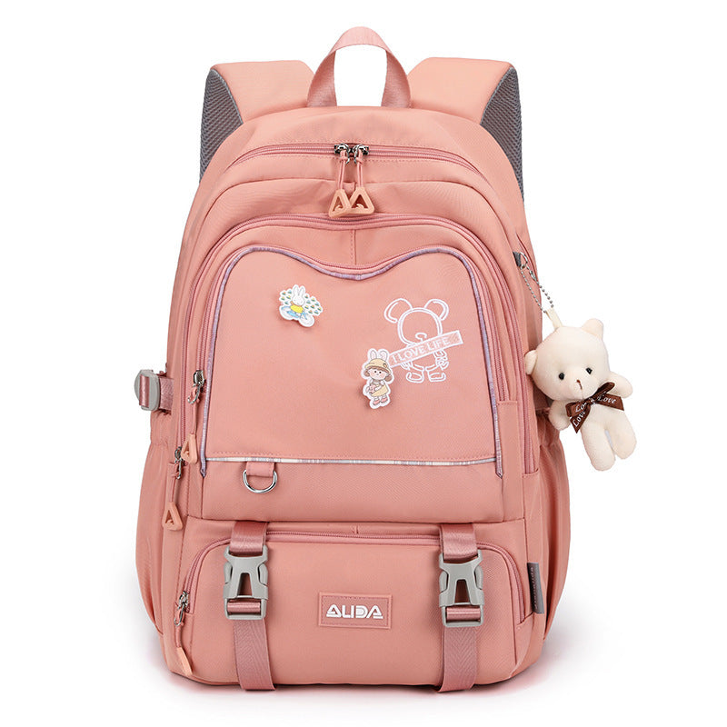 Girls' Large Capacity Student Backpack