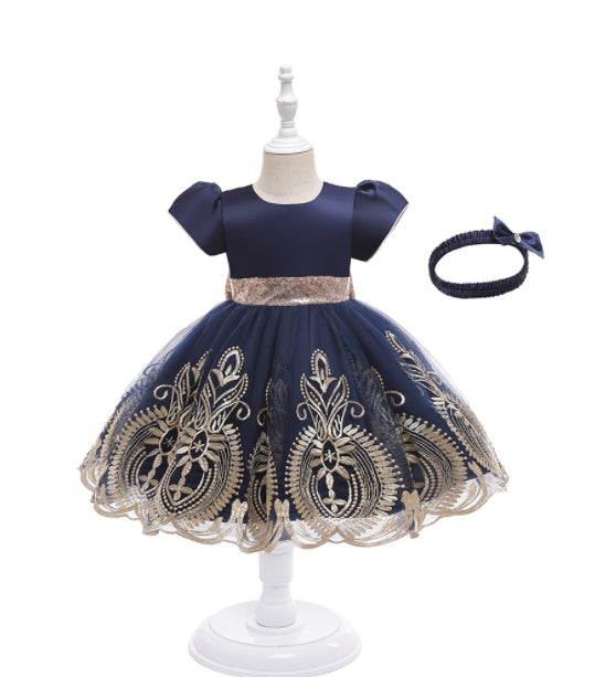 Girls Dress European And American Princess Dress Mesh Tutu Skirt