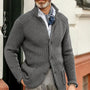 Fashionable Knitted Sweater Men's Coat