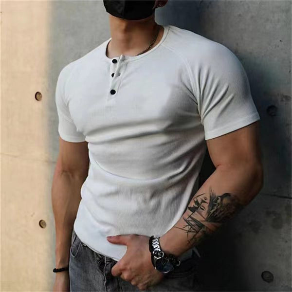 Men's Versatile Short Sleeves In Summer