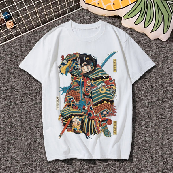 Summer cotton printed T-shirt