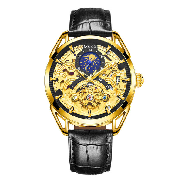 Mechanical watch fully automatic dial