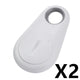  2PCS White Opp