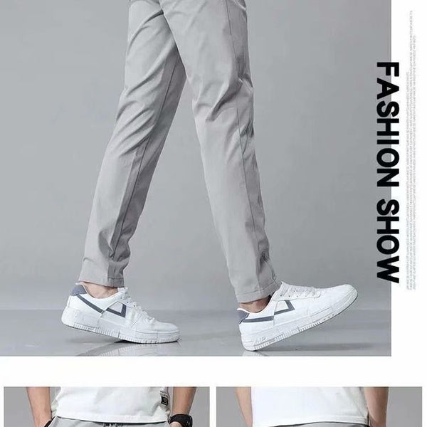 Drawstring Trousers Thin Casual Pants Korean Version Loose Straight Sweatpants Mens Clothing