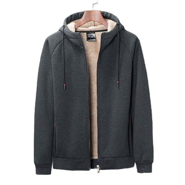 Cashmere Hooded Sweater Men's Cashmere Coat