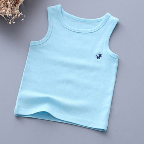 Children's Summer Cotton Vest Baby Boys And Girls