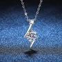 S925 Sterling Silver Necklace Moissanite Clavicle Chain