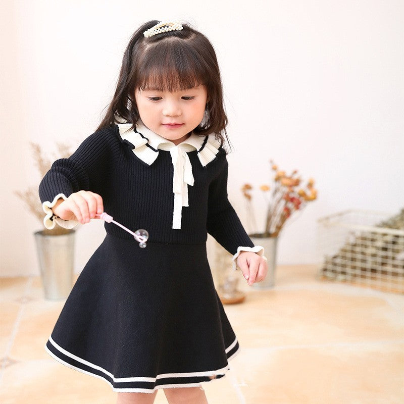 Plus Fleece Warm Princess Skirt Girls Cute Fashion Dress