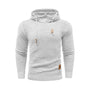 Hot Selling New Style 3D Pattern Outdoor Sports Men Solid Color Casual Hoodies