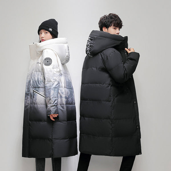 Arctic Duo Gradient Down Jacket Parka - Unisex Winter Jacket