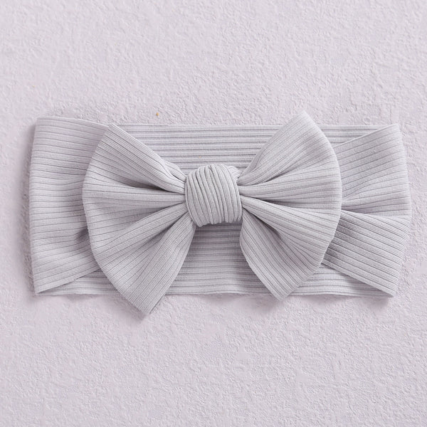 Children's Elastic Nylon Wide Bow Baby Hair Band