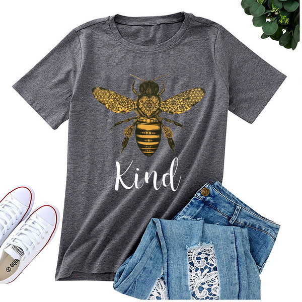 Bee print T-shirt