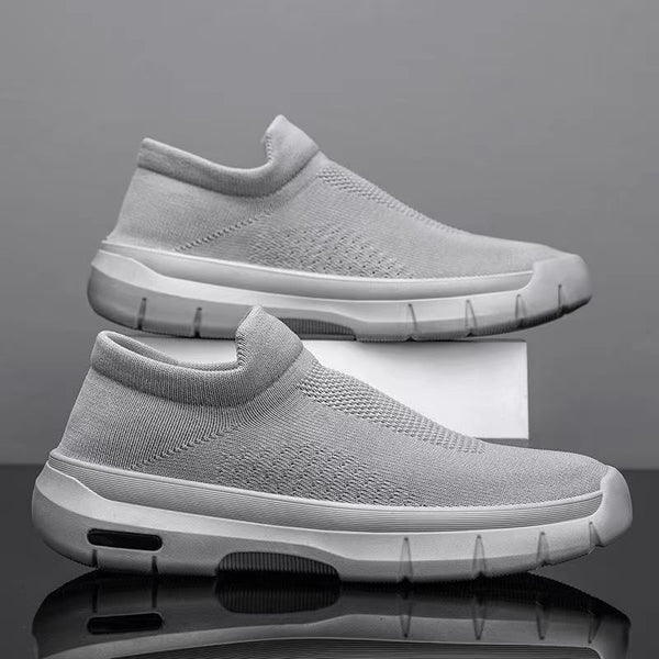 Breathable Mesh Sports Shoes Men Casual Slip-on Socks Shoes Flats Sneakers