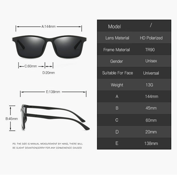 TR Polarized Sunglasses For Men And Women