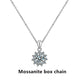  Mossanite box chain