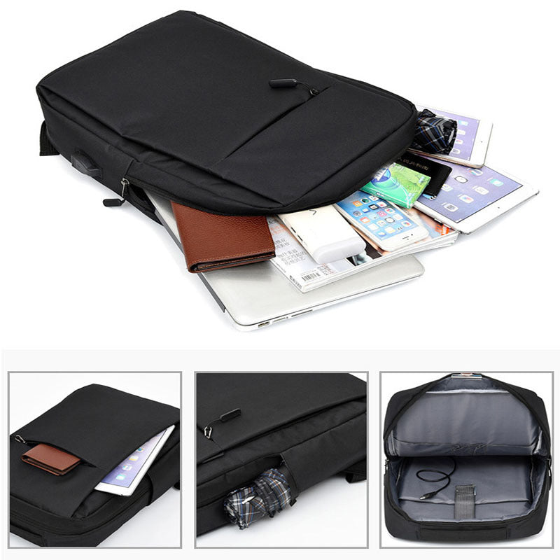 Laptop Backpack With USB Design Business Bags Men