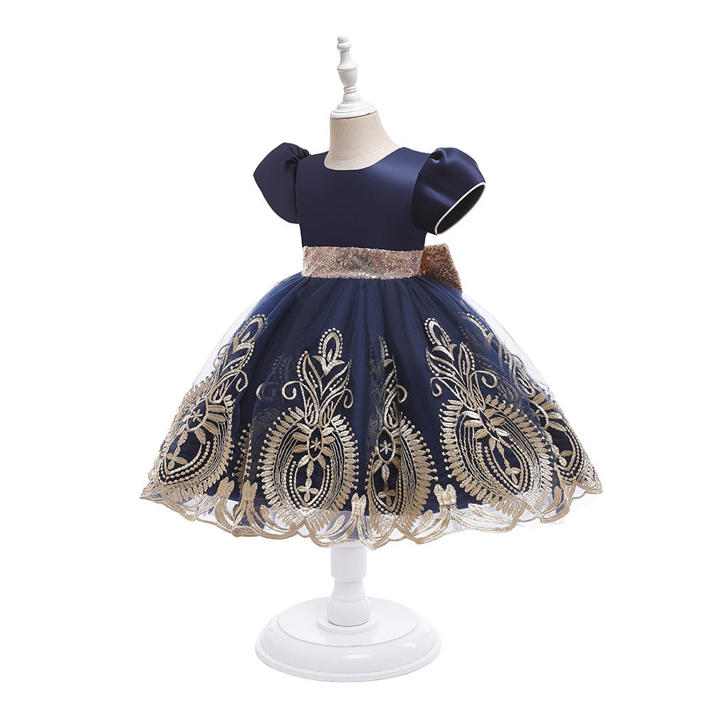 Girls Dress European And American Princess Dress Mesh Tutu Skirt