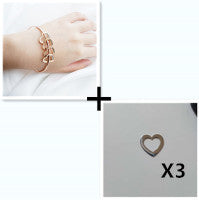 DIY love titanium steel bracelet