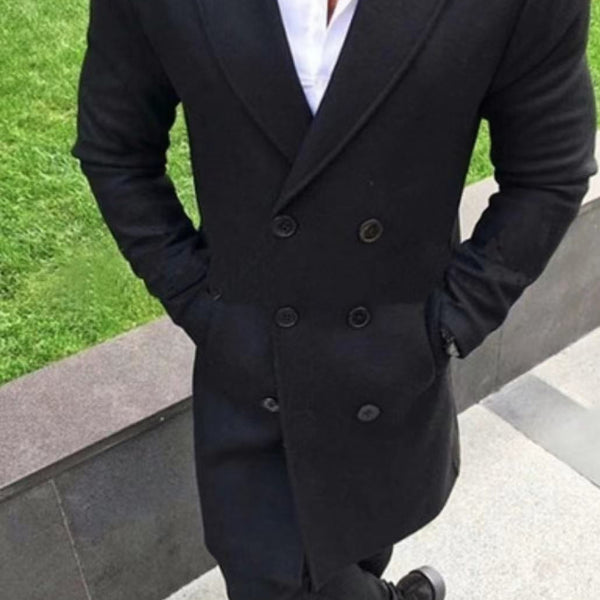 Men Long Trench Coat