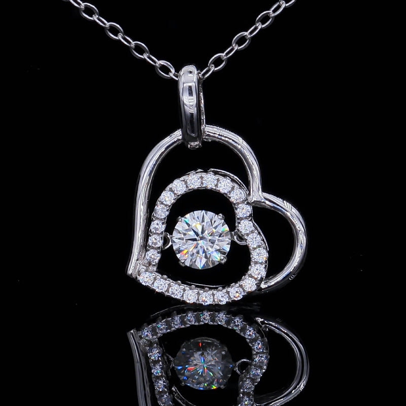 Fashionable And Smart 0.5 Carat Moissanite Necklace