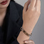 European And American Fashion Trend With Diamond Bronze Chain Bracelet