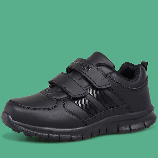 Boys' Shoes, Black Sports Shoes, Waterproof, Non-slip, Deodorant, Children's Black Shoes