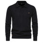 Men's Fashion Slim Lapel Knitted Sweater
