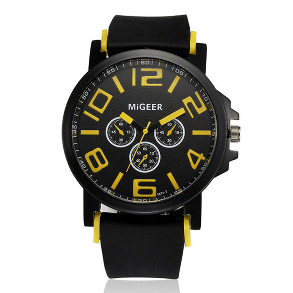 Business Silicone Quartz Watch