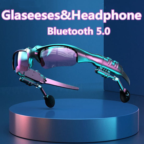 Fashion Sports Stereo Wireless Bluetooth 5.0 Headset Telephone Polarized Driving Sunglasses Riding Eyes Glasses