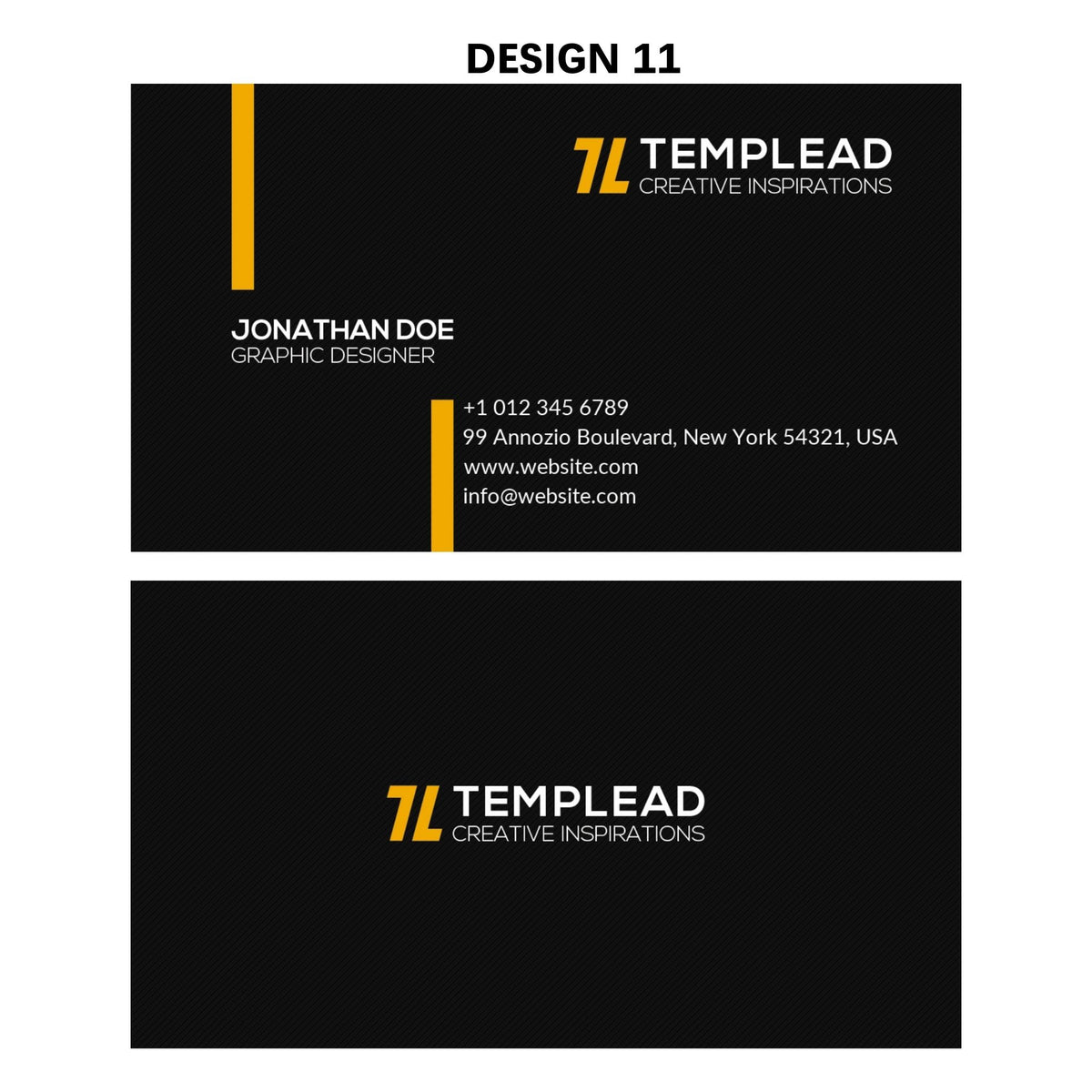 Professional Business Card 16pt - Matte Finish - Premium Design