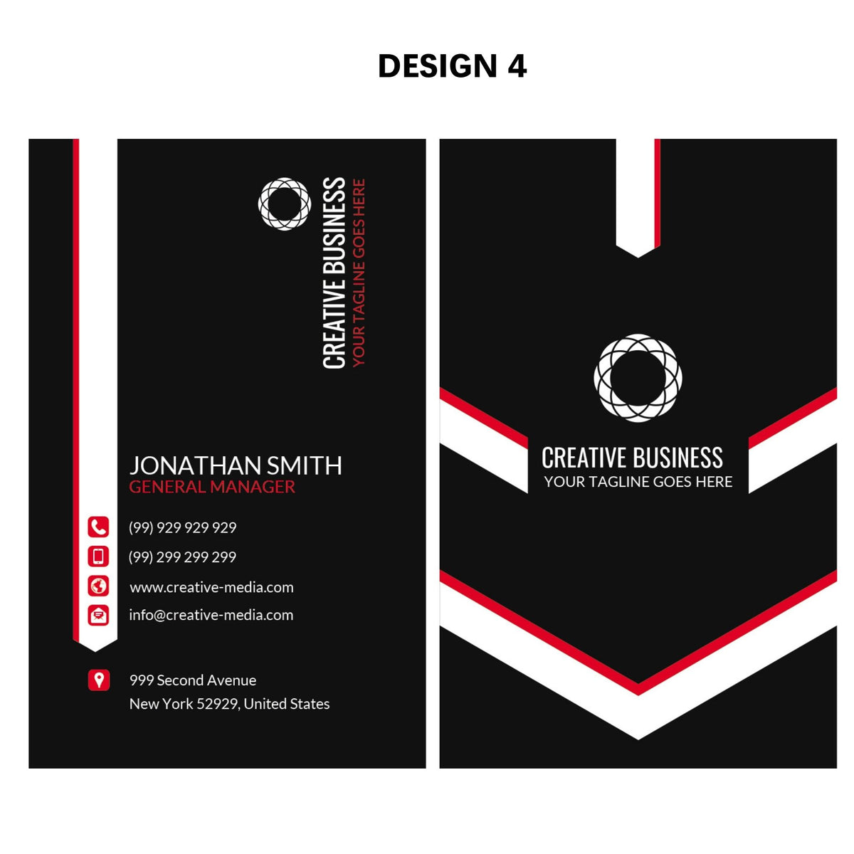 Professional Business Card 16pt - Matte Finish - Premium Design