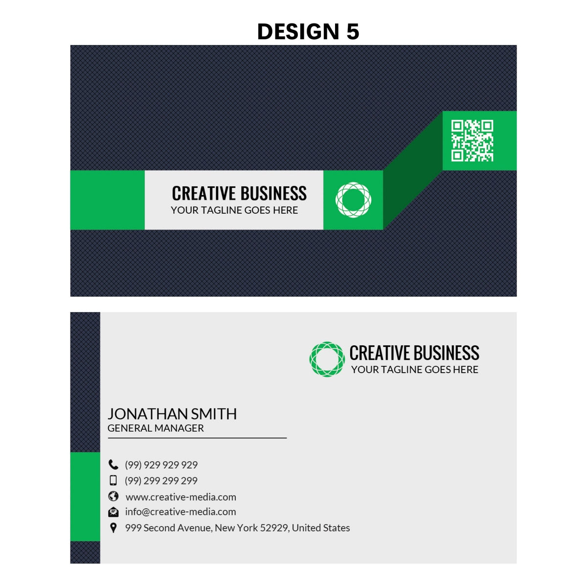 Professional Business Card 16pt - Matte Finish - Premium Design