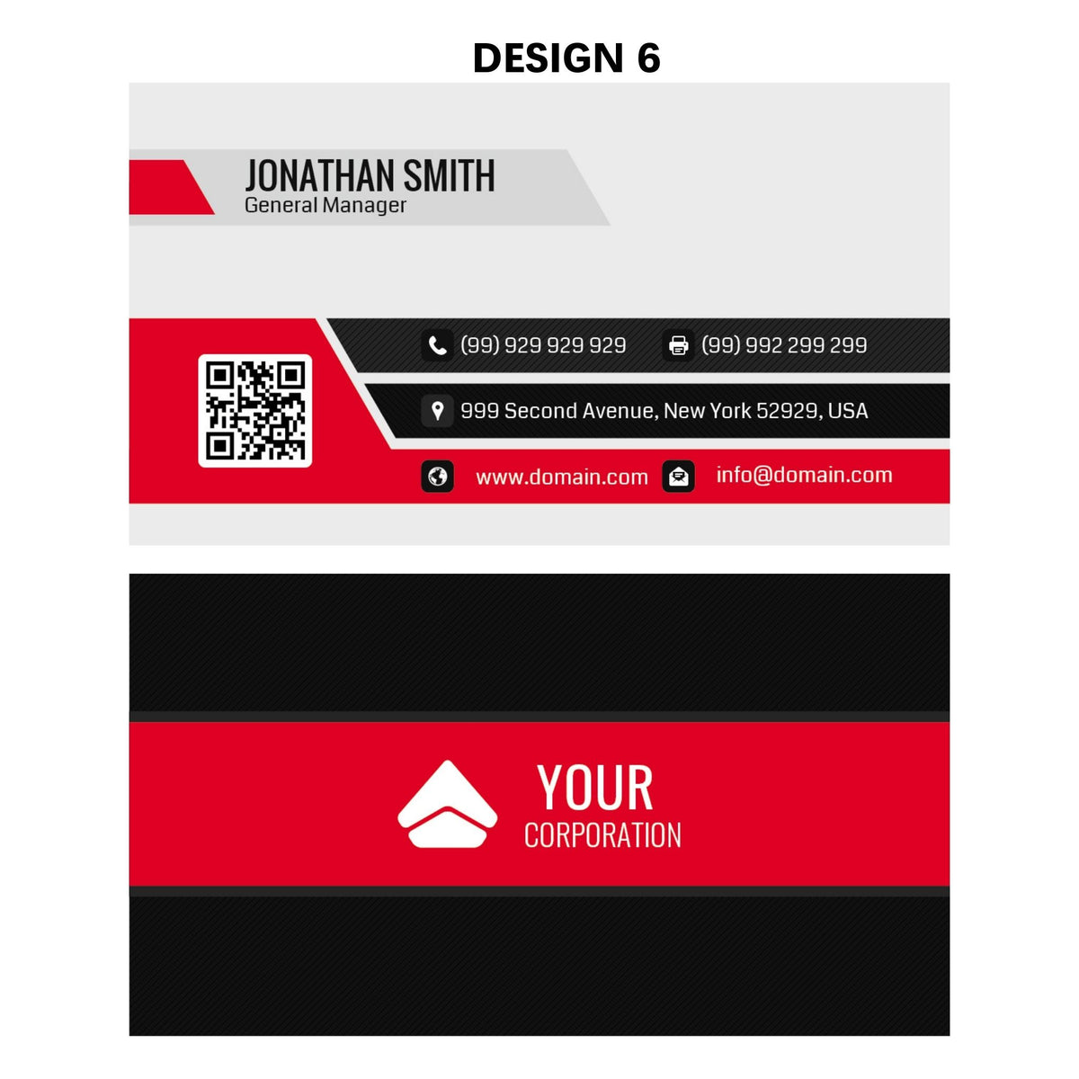 Professional Business Card 16pt - Matte Finish - Premium Design