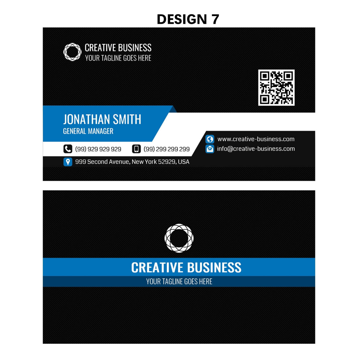 Professional Business Card 16pt - Matte Finish - Premium Design