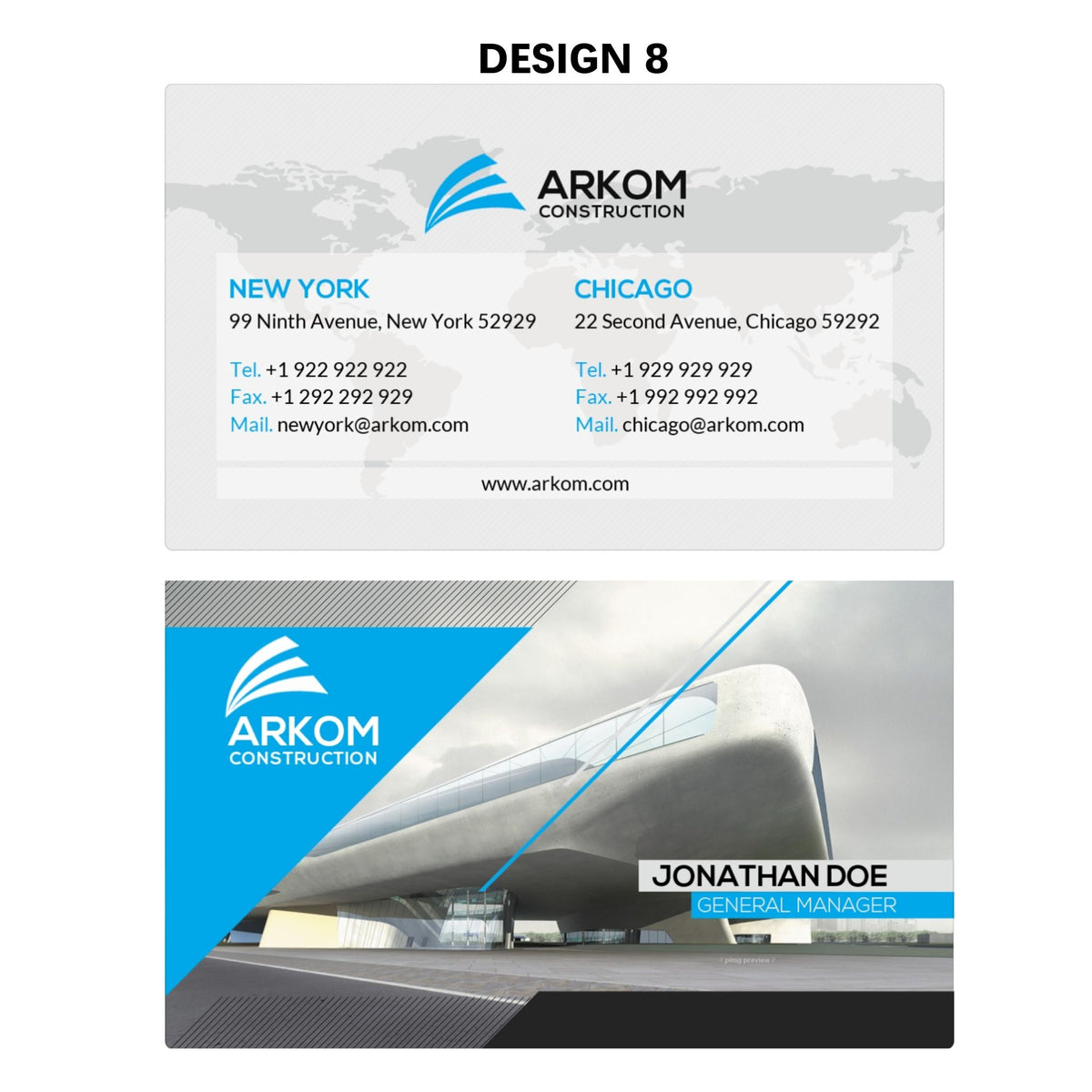 Professional Business Card 16pt - Matte Finish - Premium Design